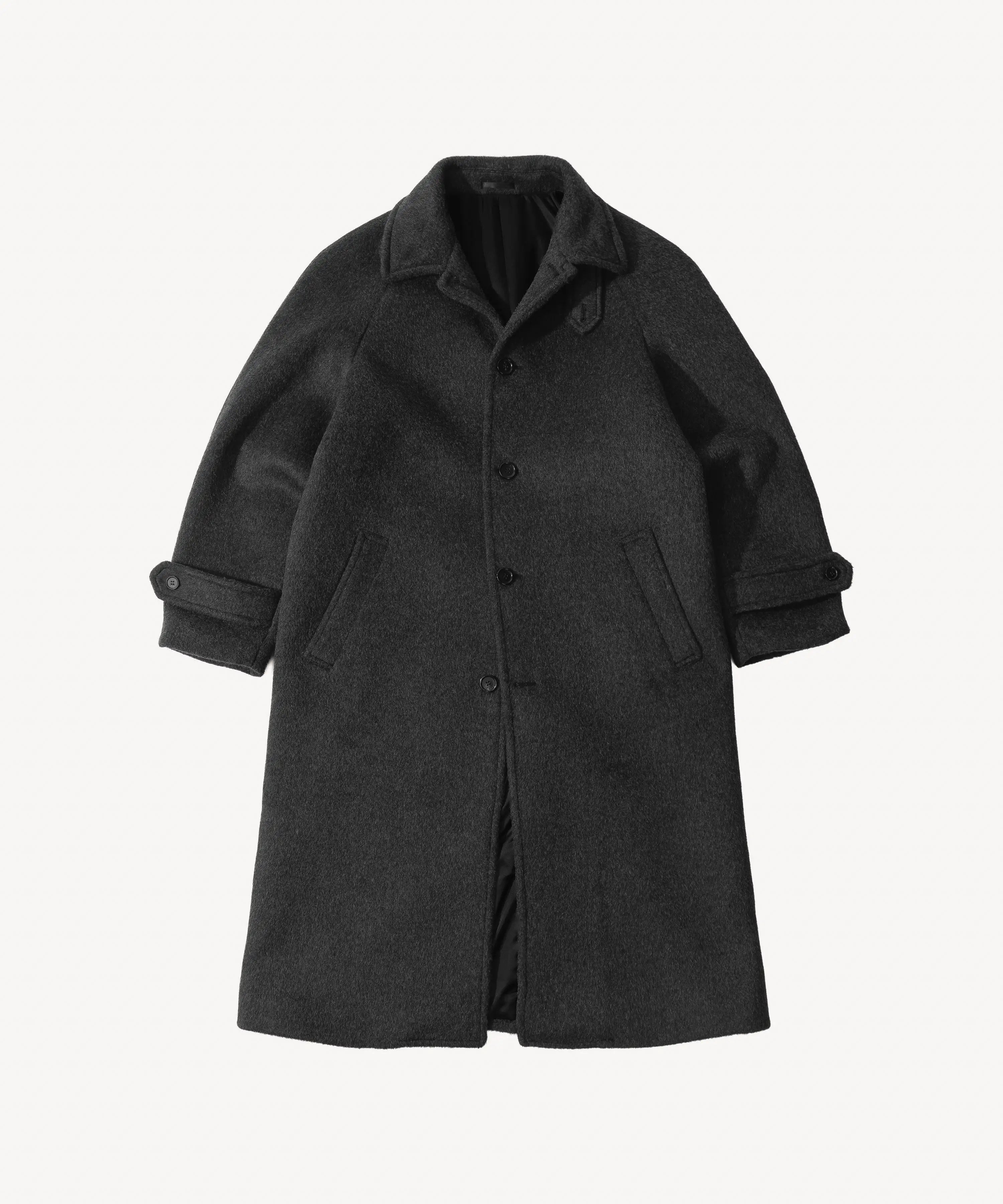 THE BALMACAAN COAT - DARK GREY | BRUT CLOTHING – BRUT Clothing US