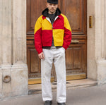 REWORK® FLAG JACKET Coats & Jackets X-SMALL / RED / YELLOW - BRUT Clothing US