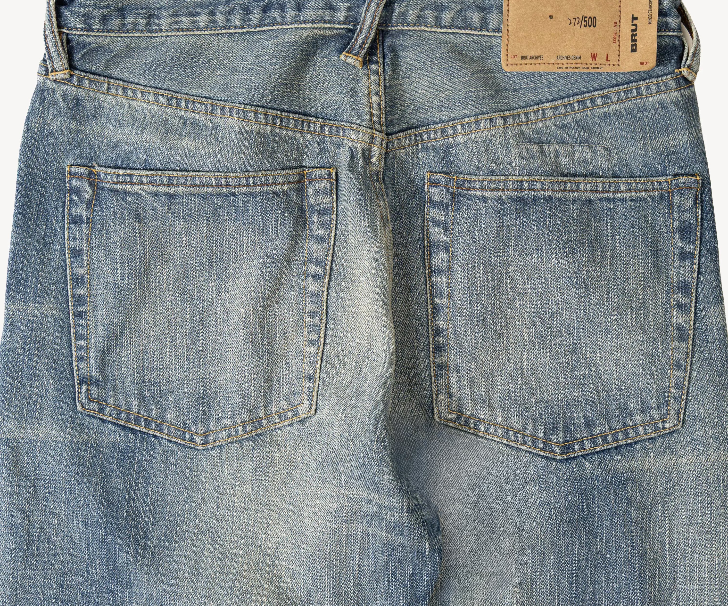 THE ARCHIVES DENIM Pants US26 / LIGHT BLUE - BRUT Clothing US