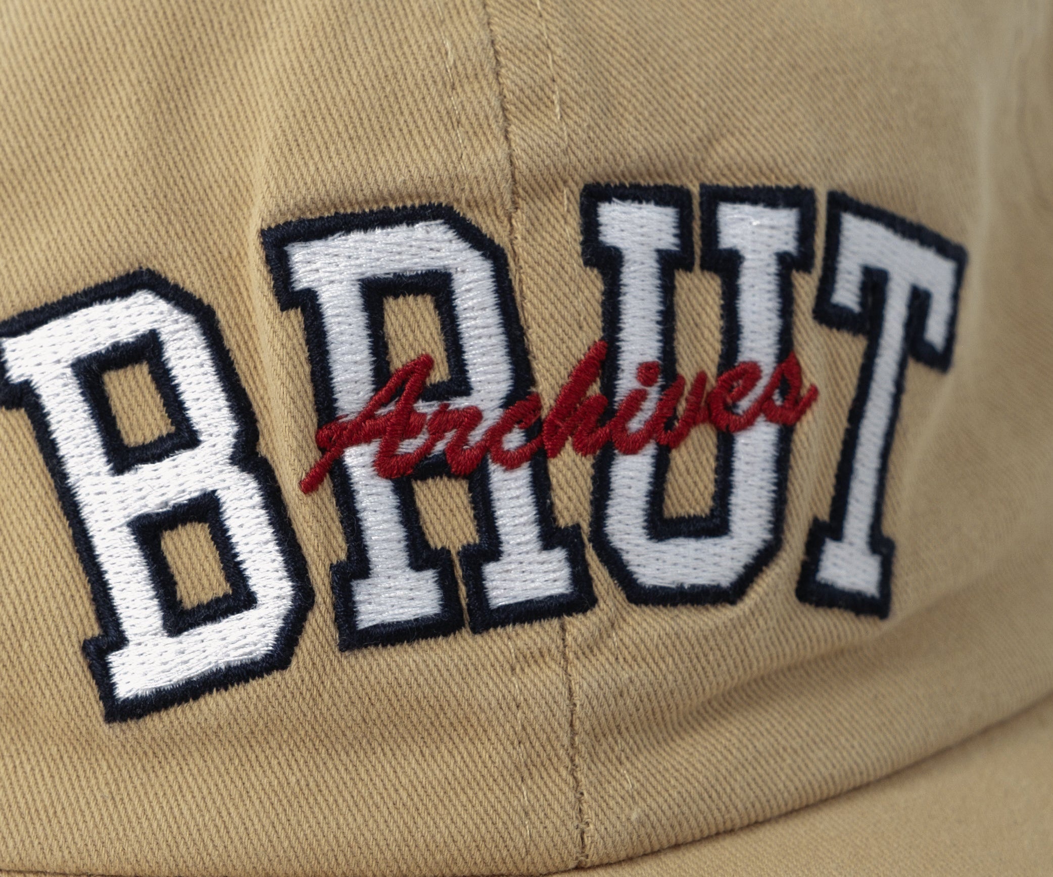 BRUT UNIVERSITY CAP Hats and Caps CREAM - BRUT Clothing US