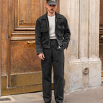 THE BUCKLE BACK PANTS Pants US26 / BLACK - BRUT Clothing US