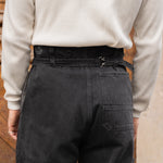 THE BUCKLE BACK PANTS Pants US26 / BLACK - BRUT Clothing US