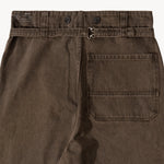 THE BUCKLE BACK PANTS Pants US26 / BROWN - BRUT Clothing US