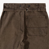 THE BUCKLE BACK PANTS Pants US26 / BROWN - BRUT Clothing US