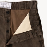 THE BUCKLE BACK PANTS Pants US26 / BROWN - BRUT Clothing US