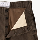THE BUCKLE BACK PANTS Pants US26 / BROWN - BRUT Clothing US