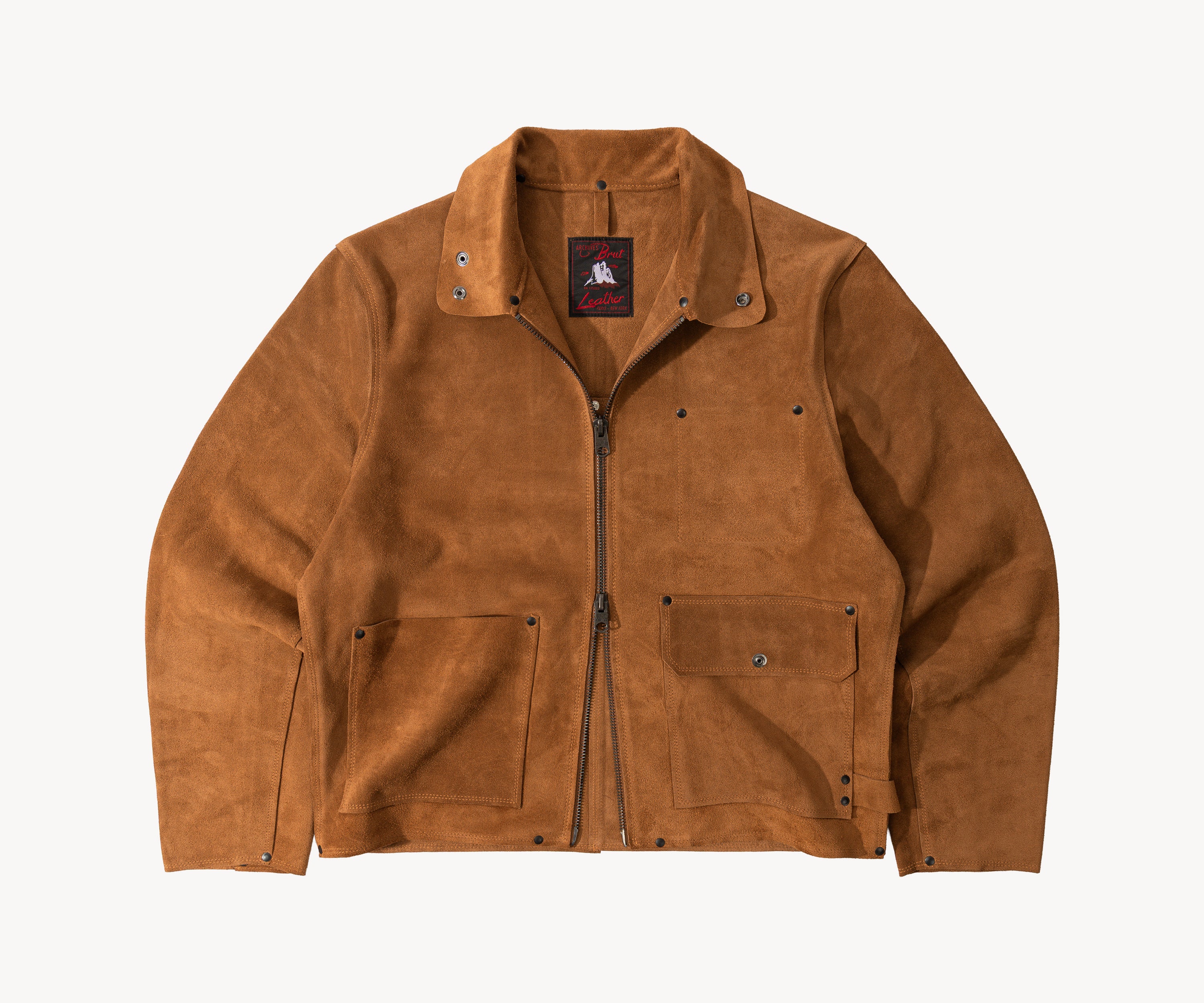 THE WELDER JACKET Coats & Jackets SMALL / COGNAC - BRUT Clothing US