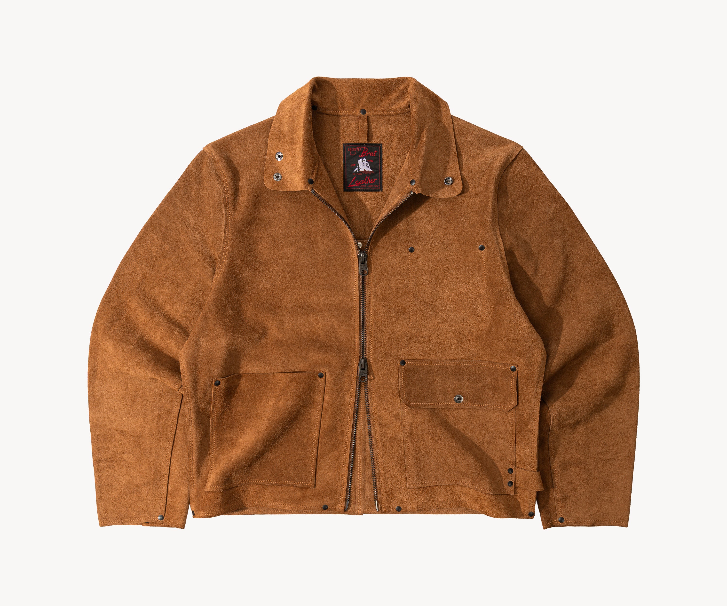 THE WELDER JACKET Coats & Jackets SMALL / COGNAC - BRUT Clothing US