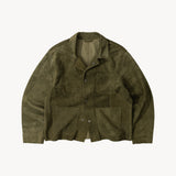 THE LEATHER TOOLS JACKET Coats & Jackets SMALL / OLIVE GREEN - BRUT Clothing US