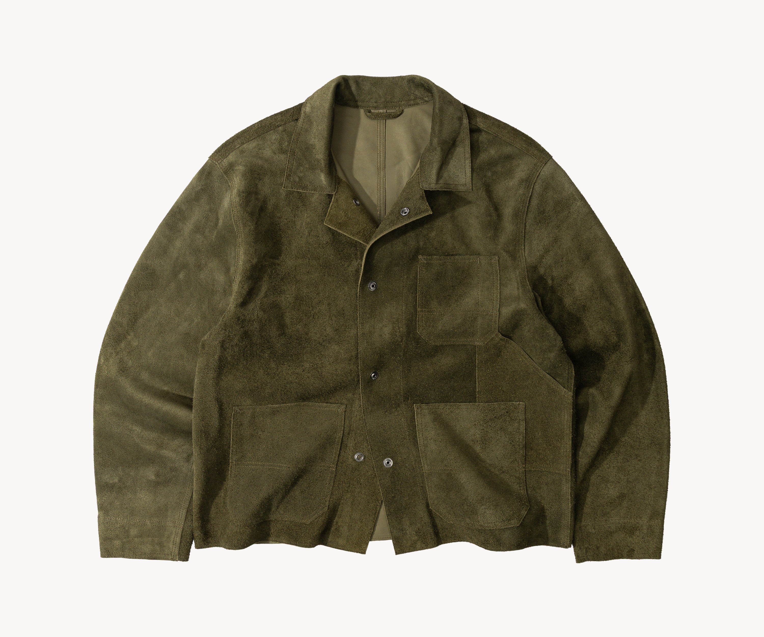 THE LEATHER TOOLS JACKET Coats & Jackets SMALL / OLIVE GREEN - BRUT Clothing US