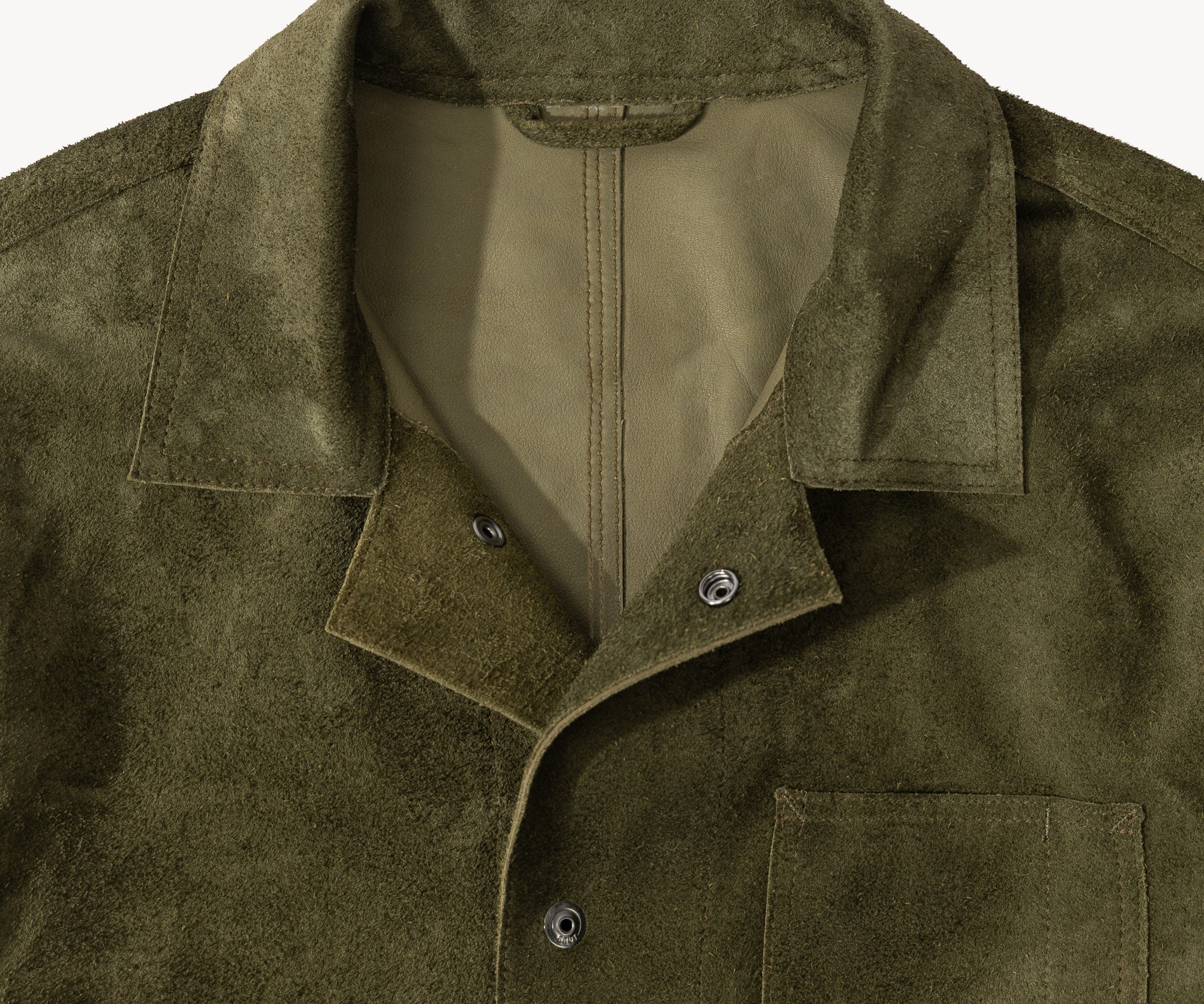 THE LEATHER TOOLS JACKET Coats & Jackets SMALL / OLIVE GREEN - BRUT Clothing US