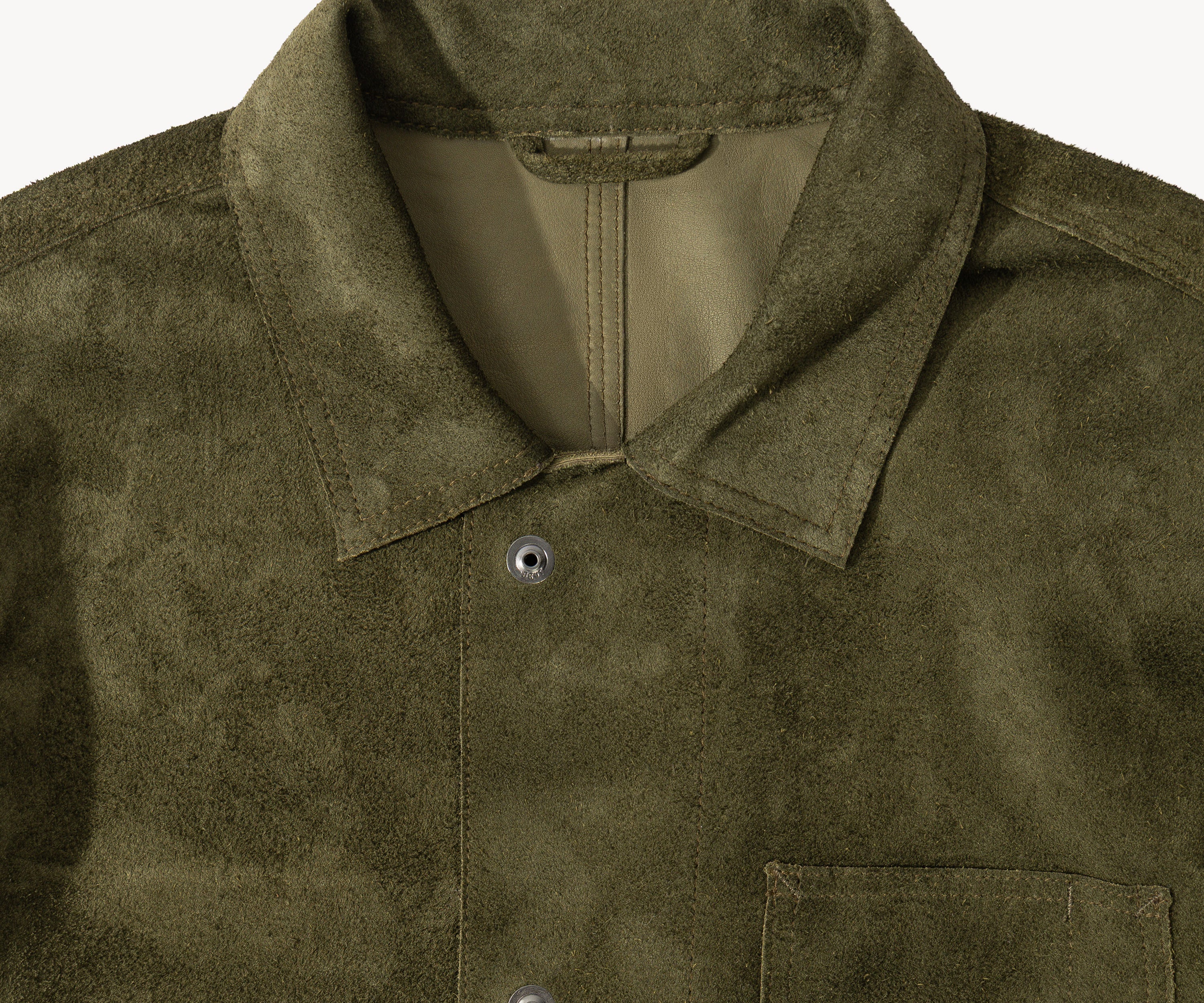 THE LEATHER TOOLS JACKET Coats & Jackets SMALL / OLIVE GREEN - BRUT Clothing US