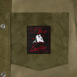 THE LEATHER TOOLS JACKET Coats & Jackets SMALL / OLIVE GREEN - BRUT Clothing US