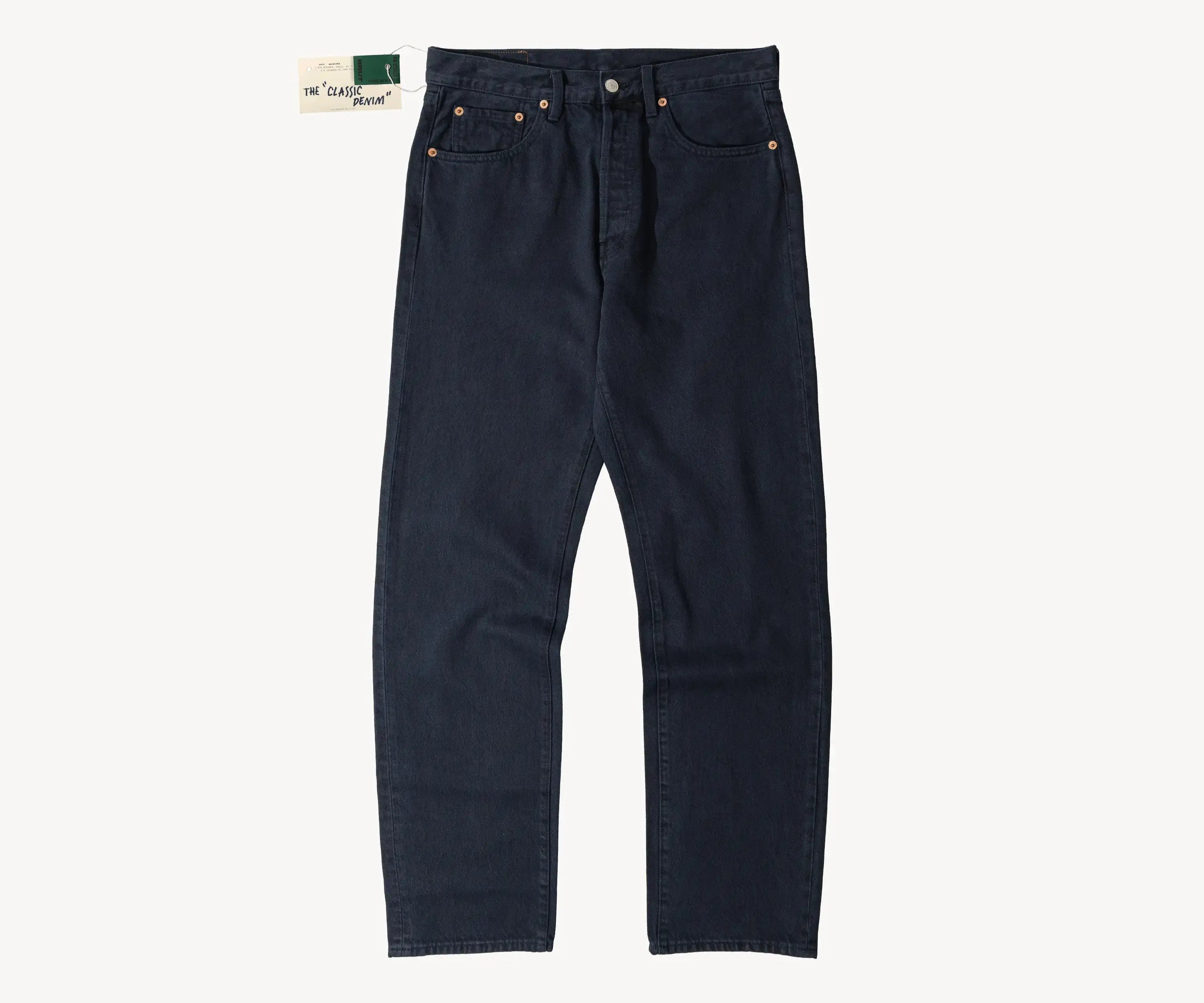 THE CLASSIC DENIM Pants US26 / OVERDYED PROCESS - NAVY - BRUT Clothing US