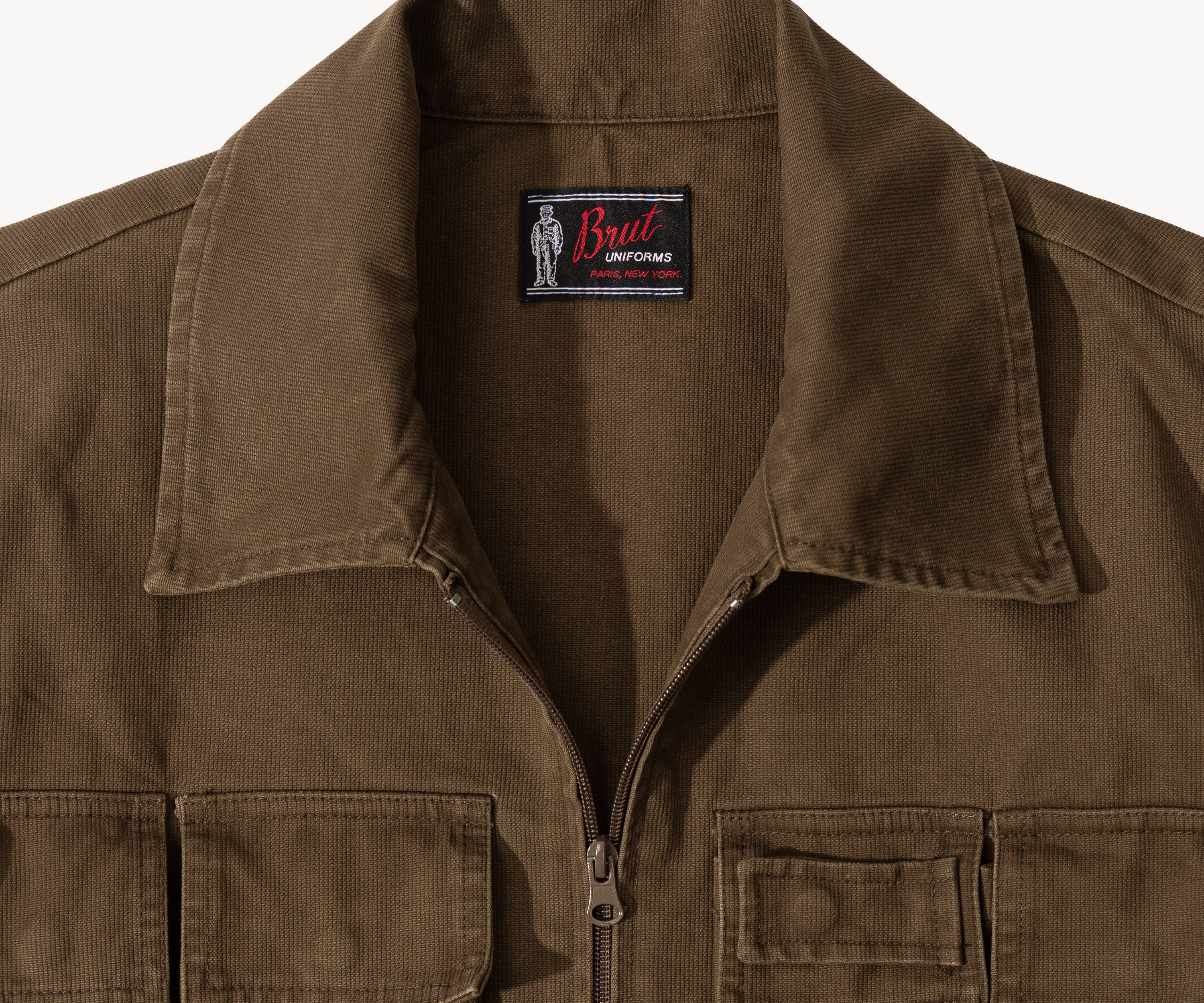 THE REEL JACKET Coats & Jackets X-SMALL / BROWN - BRUT Clothing US