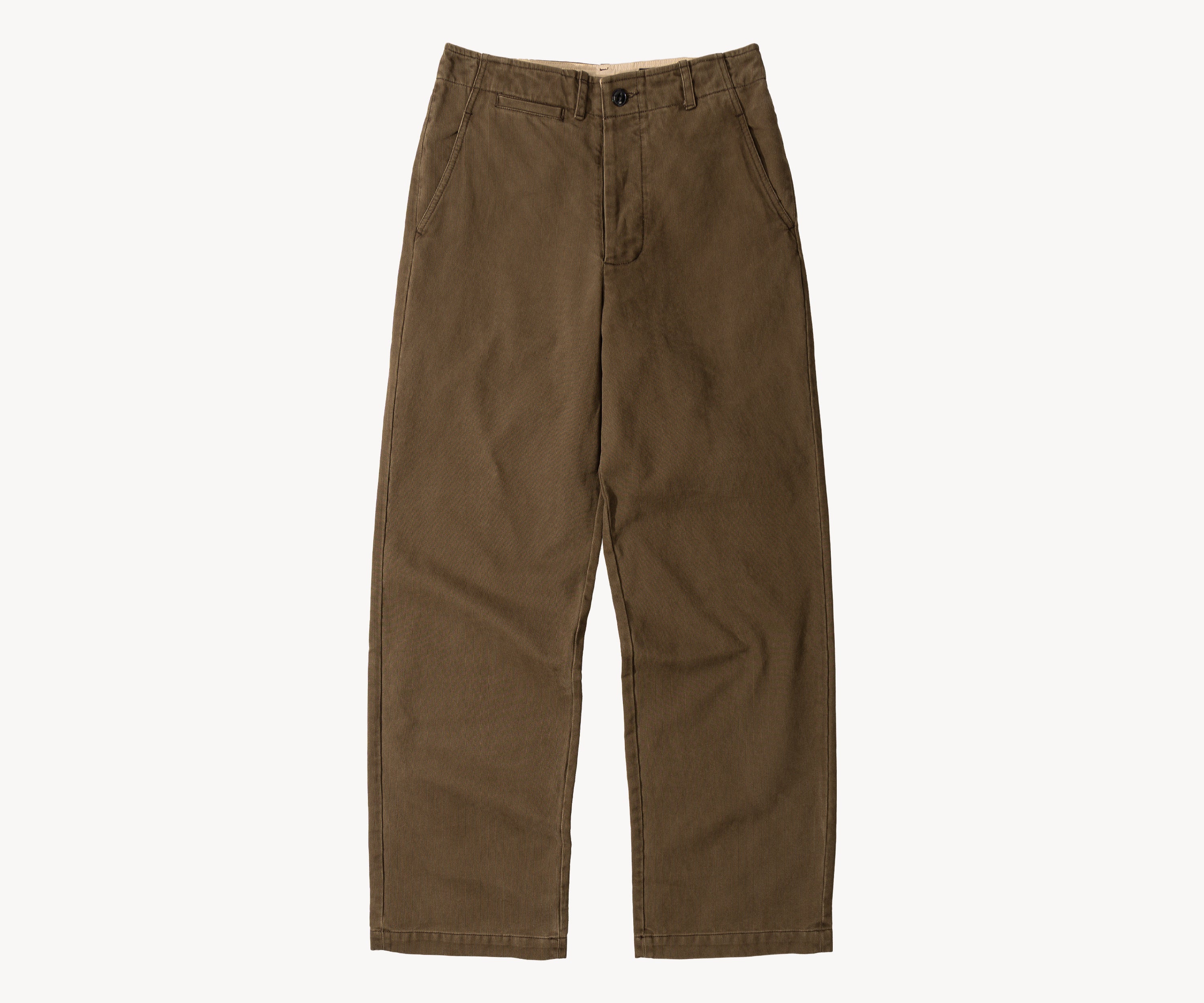 THE UNIFORM CHINO PANTS Pants US26 / BROWN - BRUT Clothing US