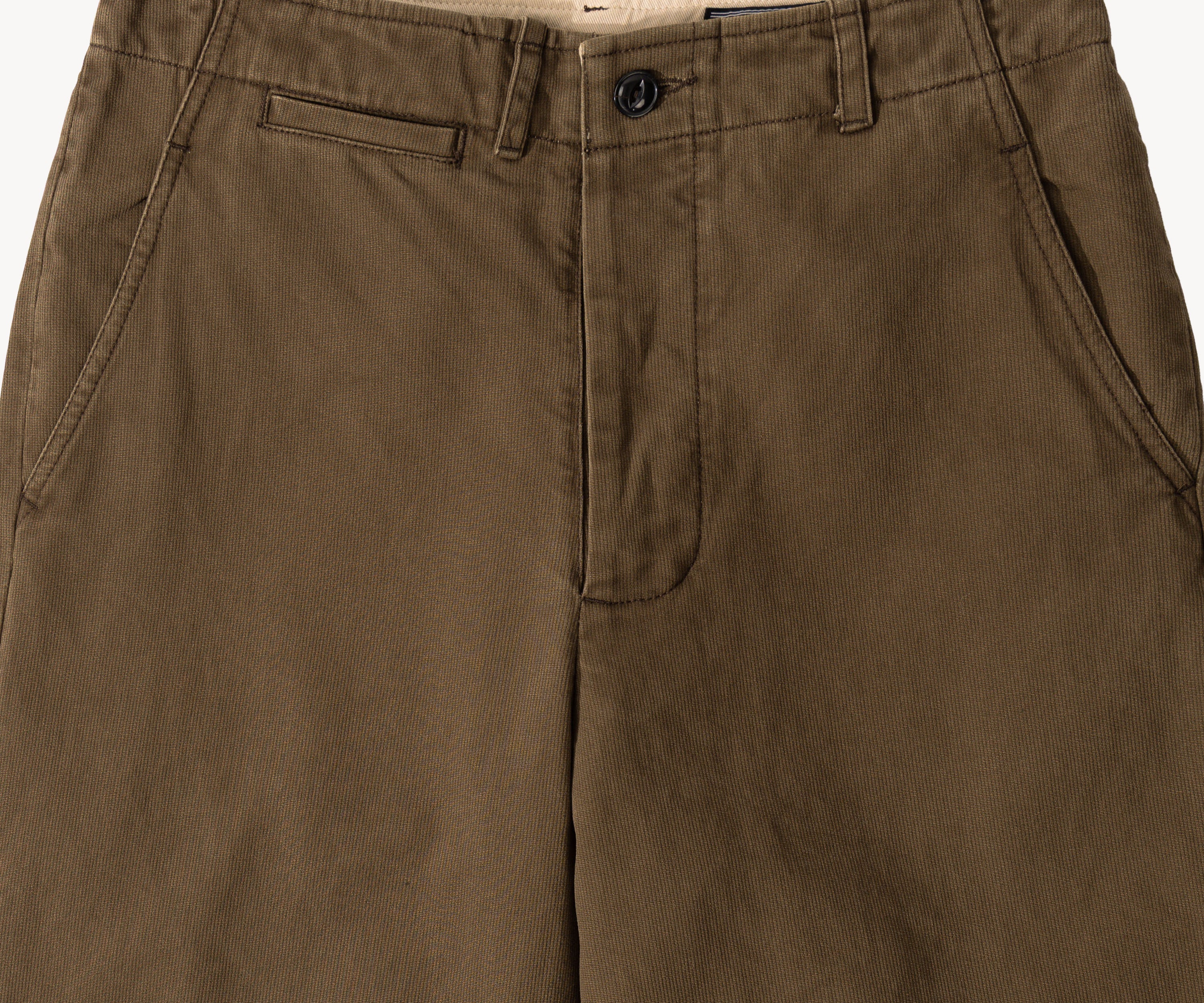 THE UNIFORM CHINO PANTS Pants US26 / BROWN - BRUT Clothing US