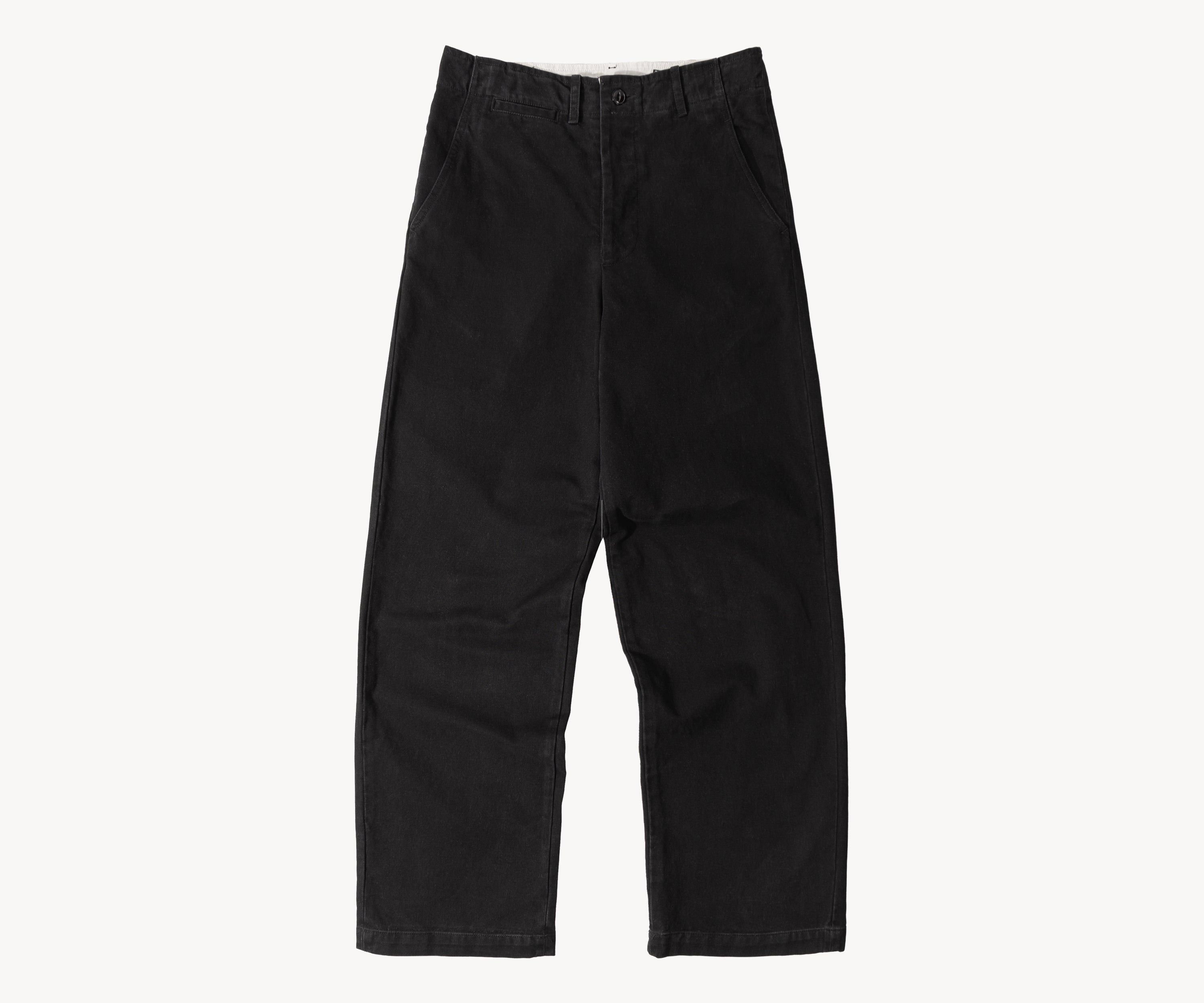 THE UNIFORM CHINO PANTS Pants US26 / BLACK - BRUT Clothing US