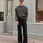 THE UNIFORM CHINO PANTS Pants US26 / BLACK - BRUT Clothing US