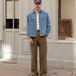 THE UNIFORM CHINO PANTS Pants US26 / BROWN - BRUT Clothing US