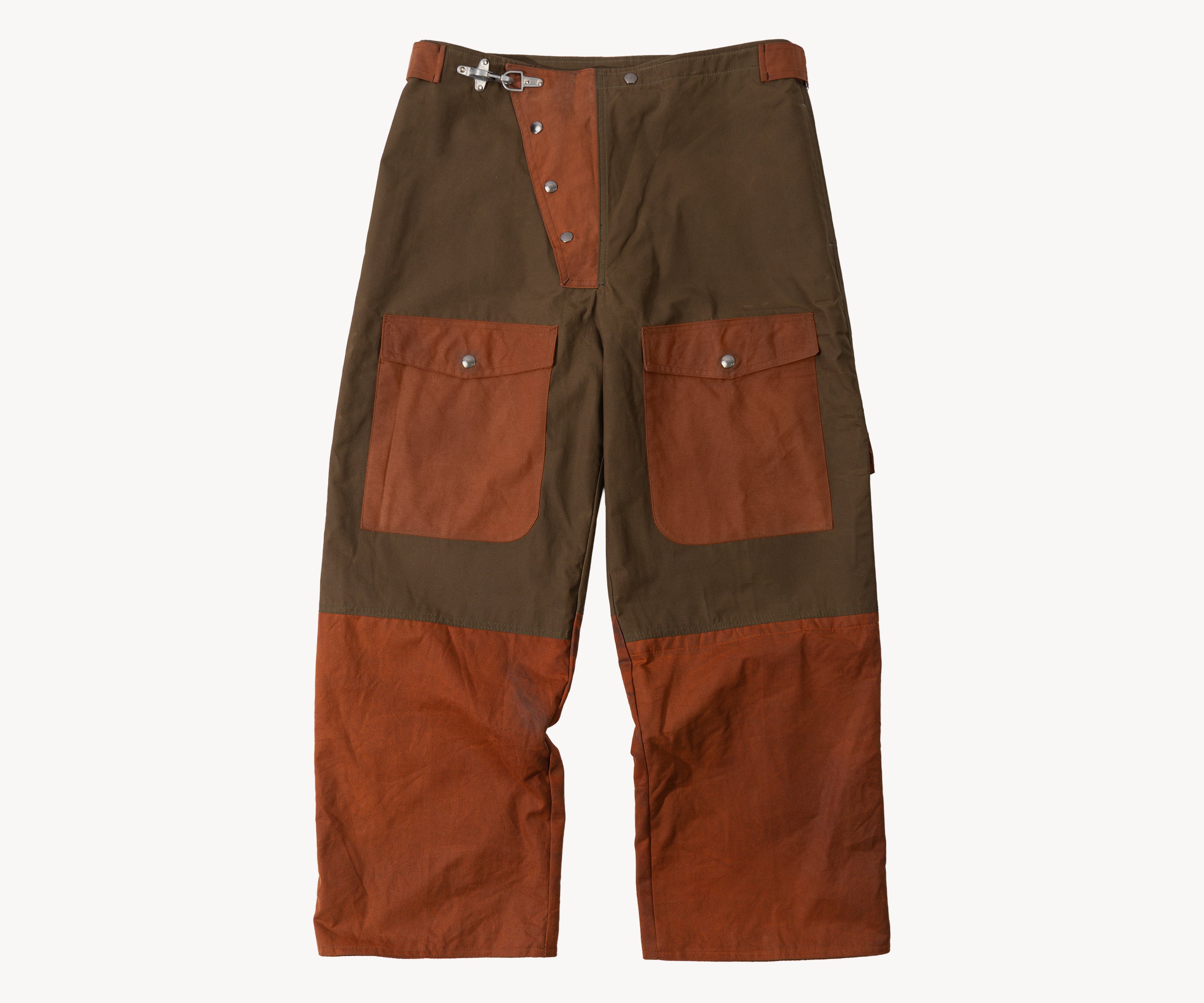REWORK® WAX OVERPANTS - N° 023 Pants BROWN - BRUT Clothing US