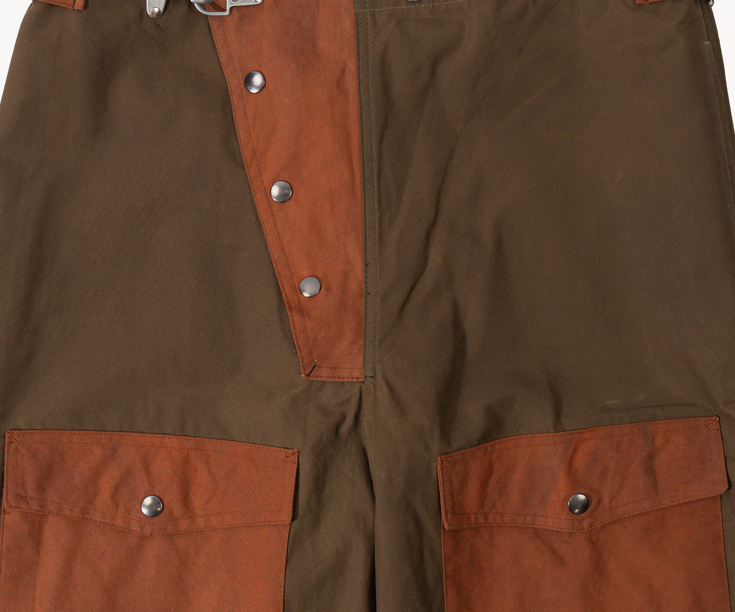 REWORK® WAX OVERPANTS - N° 023 Pants BROWN - BRUT Clothing US