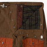 REWORK® WAX OVERPANTS - N° 023 Pants BROWN - BRUT Clothing US