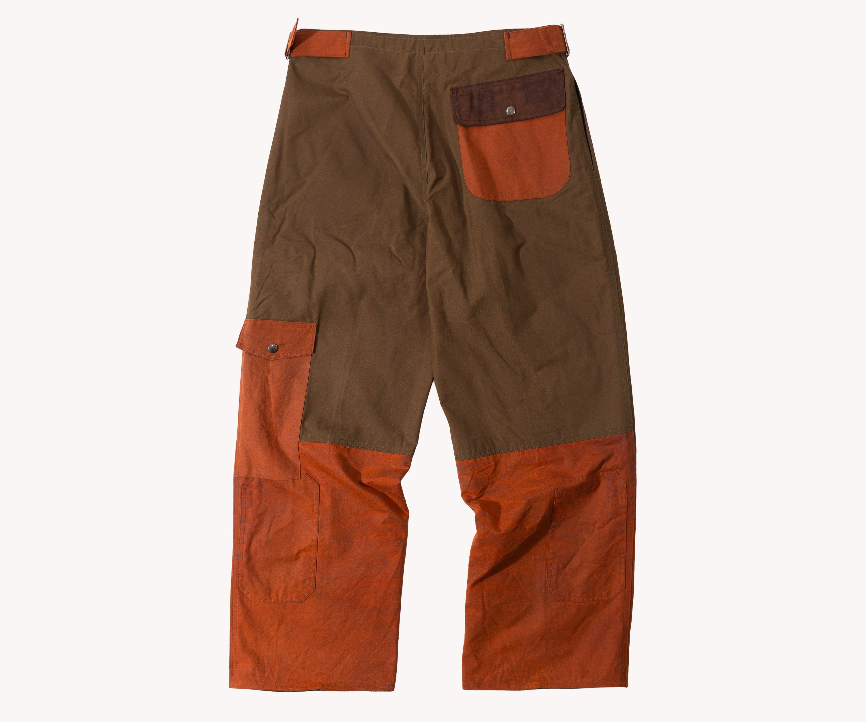 REWORK® WAX OVERPANTS - N° 023 Pants BROWN - BRUT Clothing US