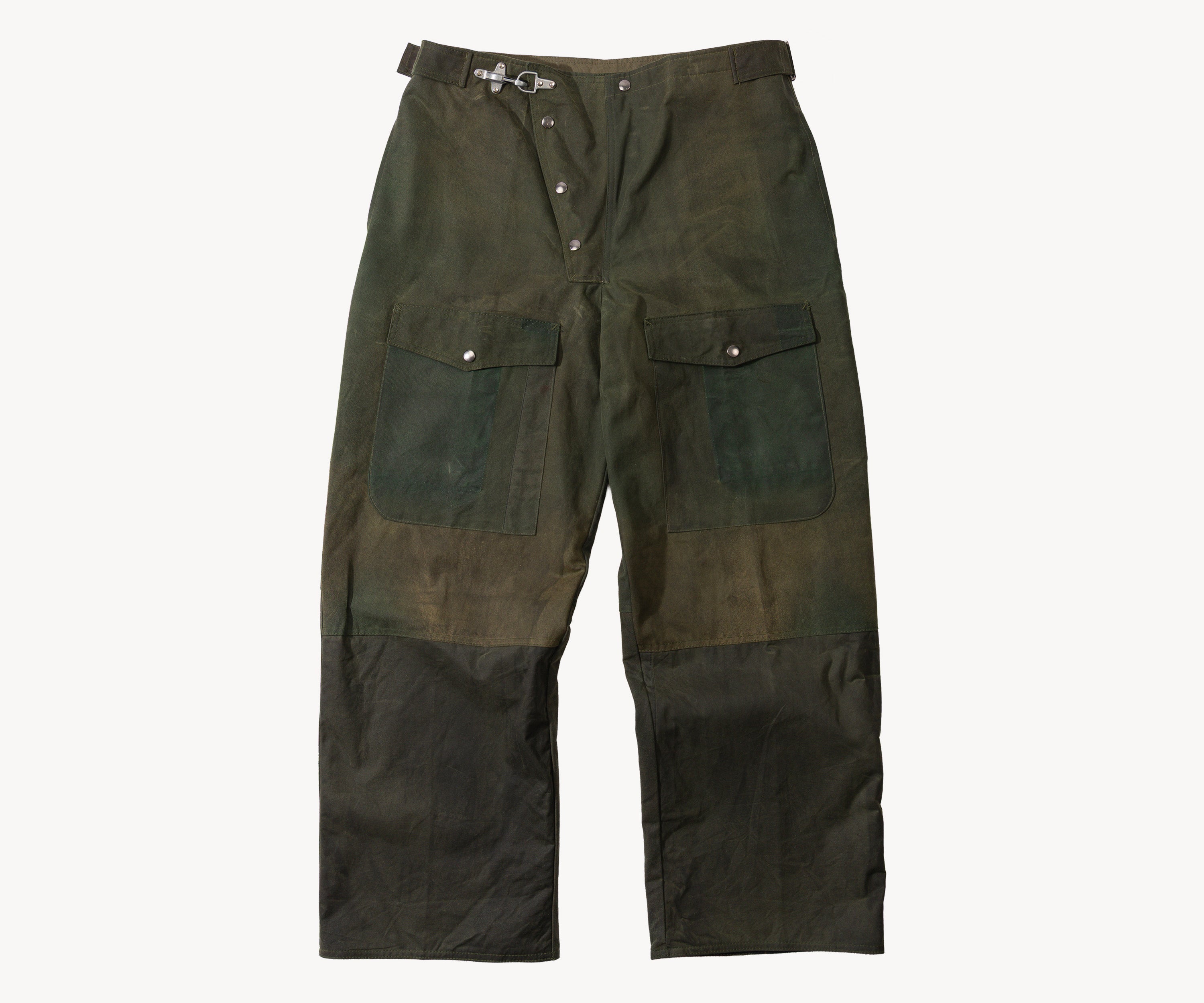 REWORK® WAX OVERPANTS - N° 016 Pants GREEN - BRUT Clothing US