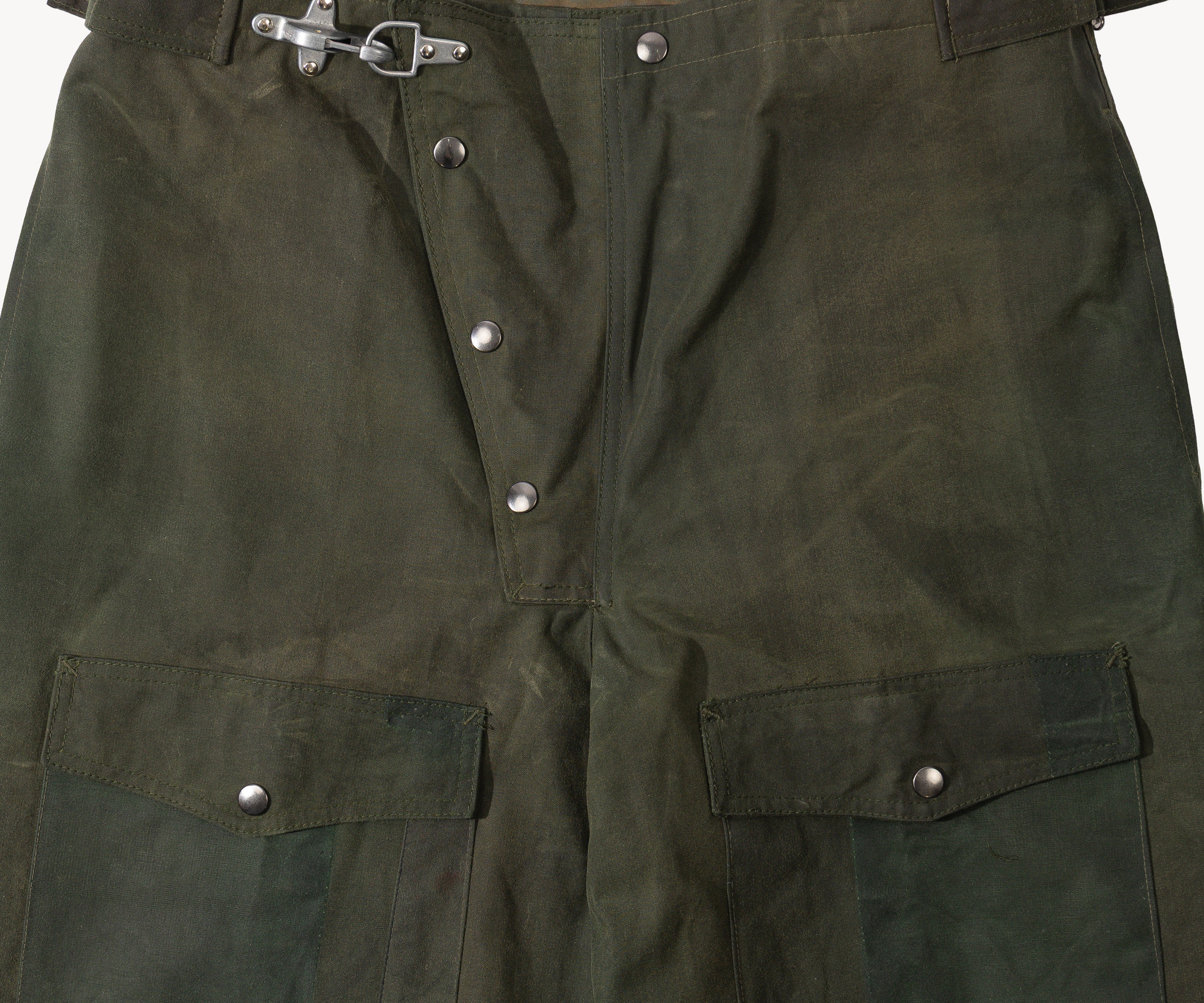 REWORK® WAX OVERPANTS - N° 016 Pants GREEN - BRUT Clothing US