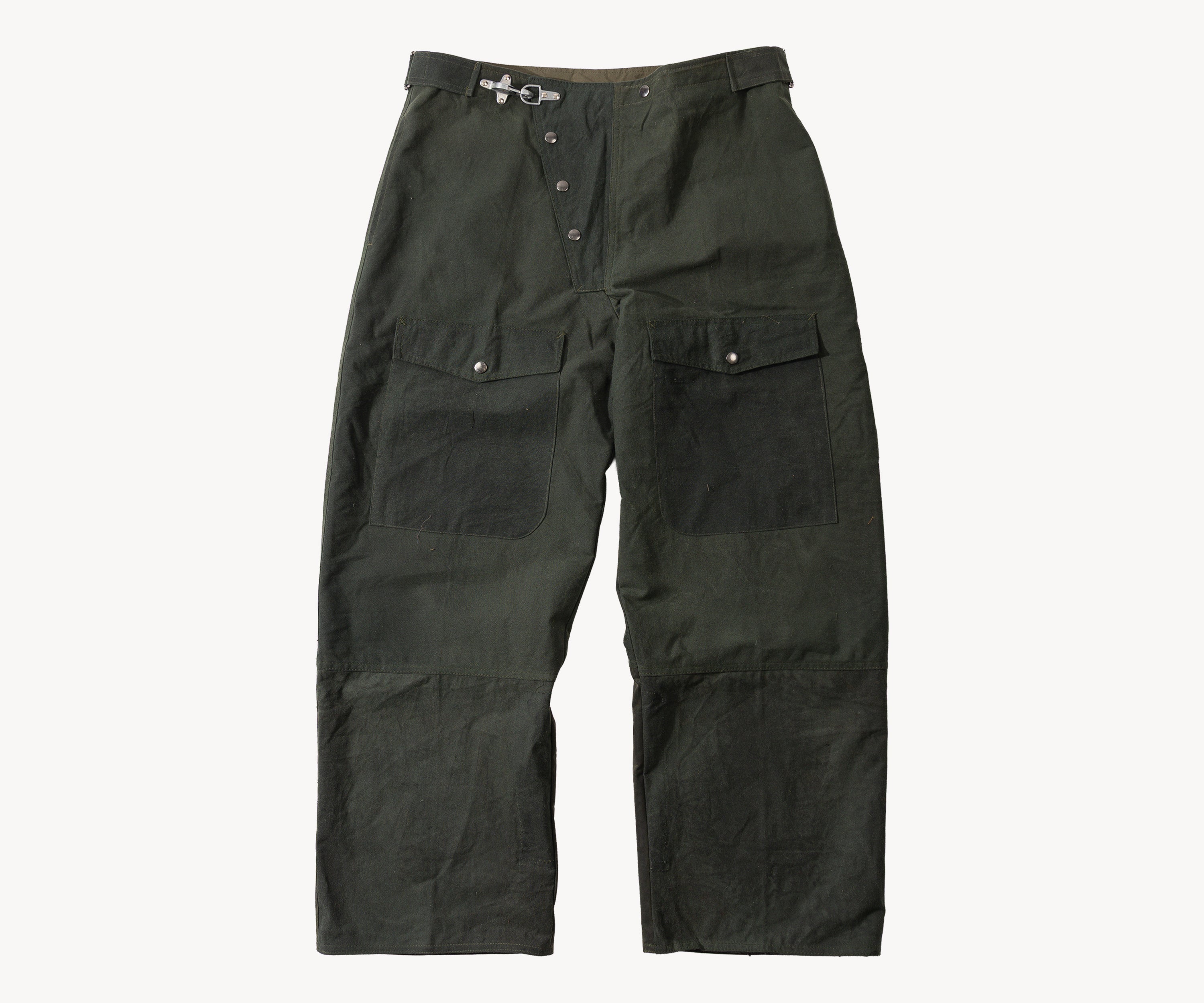 REWORK® WAX OVERPANTS - N° 019 Pants GREEN - BRUT Clothing US