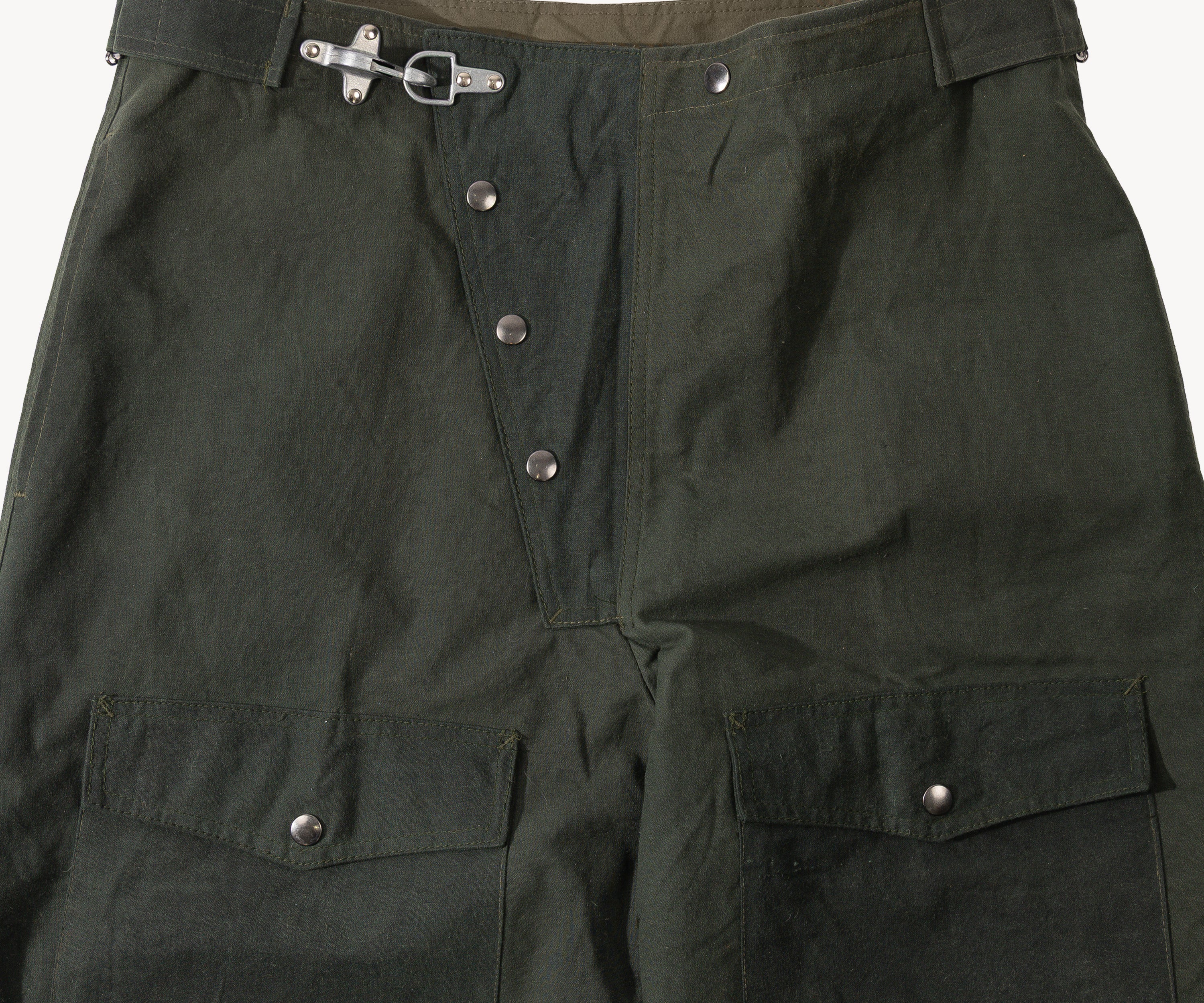 REWORK® WAX OVERPANTS - N° 019 Pants GREEN - BRUT Clothing US