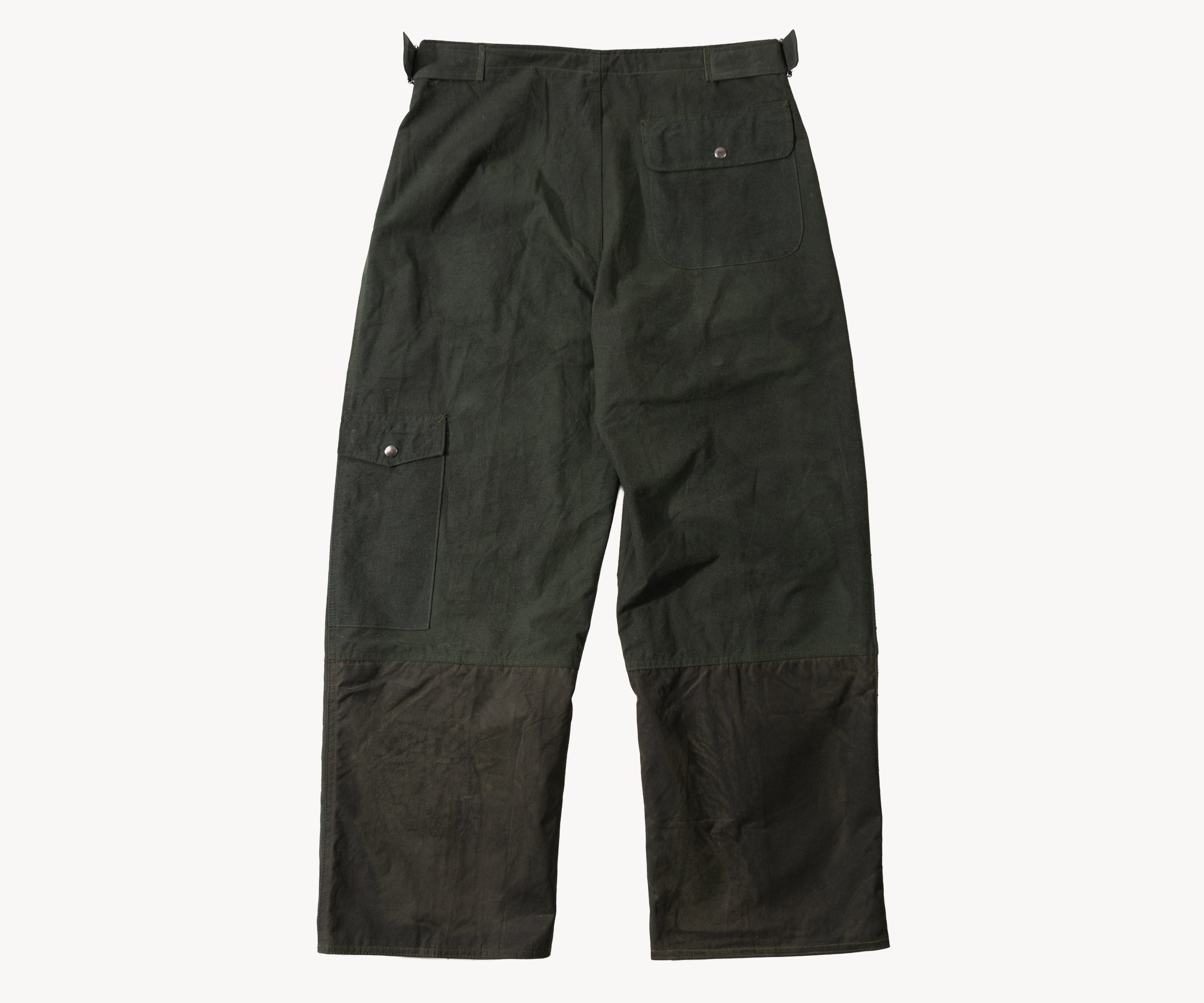 REWORK® WAX OVERPANTS - N° 019 Pants GREEN - BRUT Clothing US