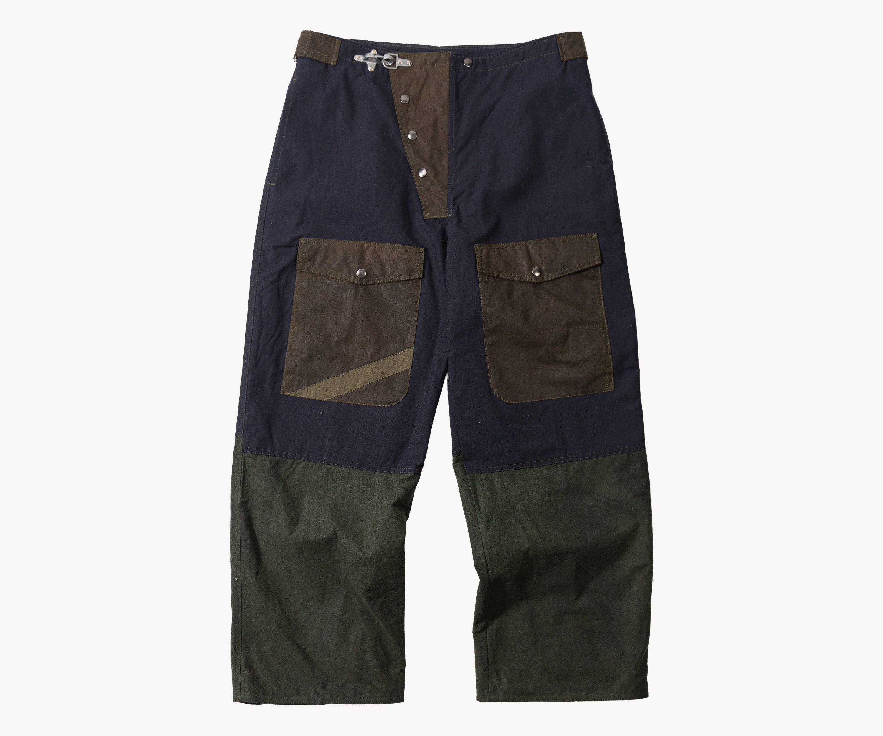 REWORK® WAX OVERPANTS - N° 005 Pants BLUE - BRUT Clothing US