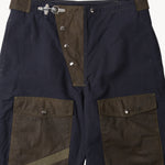REWORK® WAX OVERPANTS - N° 005 Pants BLUE - BRUT Clothing US