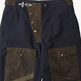 REWORK® WAX OVERPANTS - N° 005 Pants BLUE - BRUT Clothing US