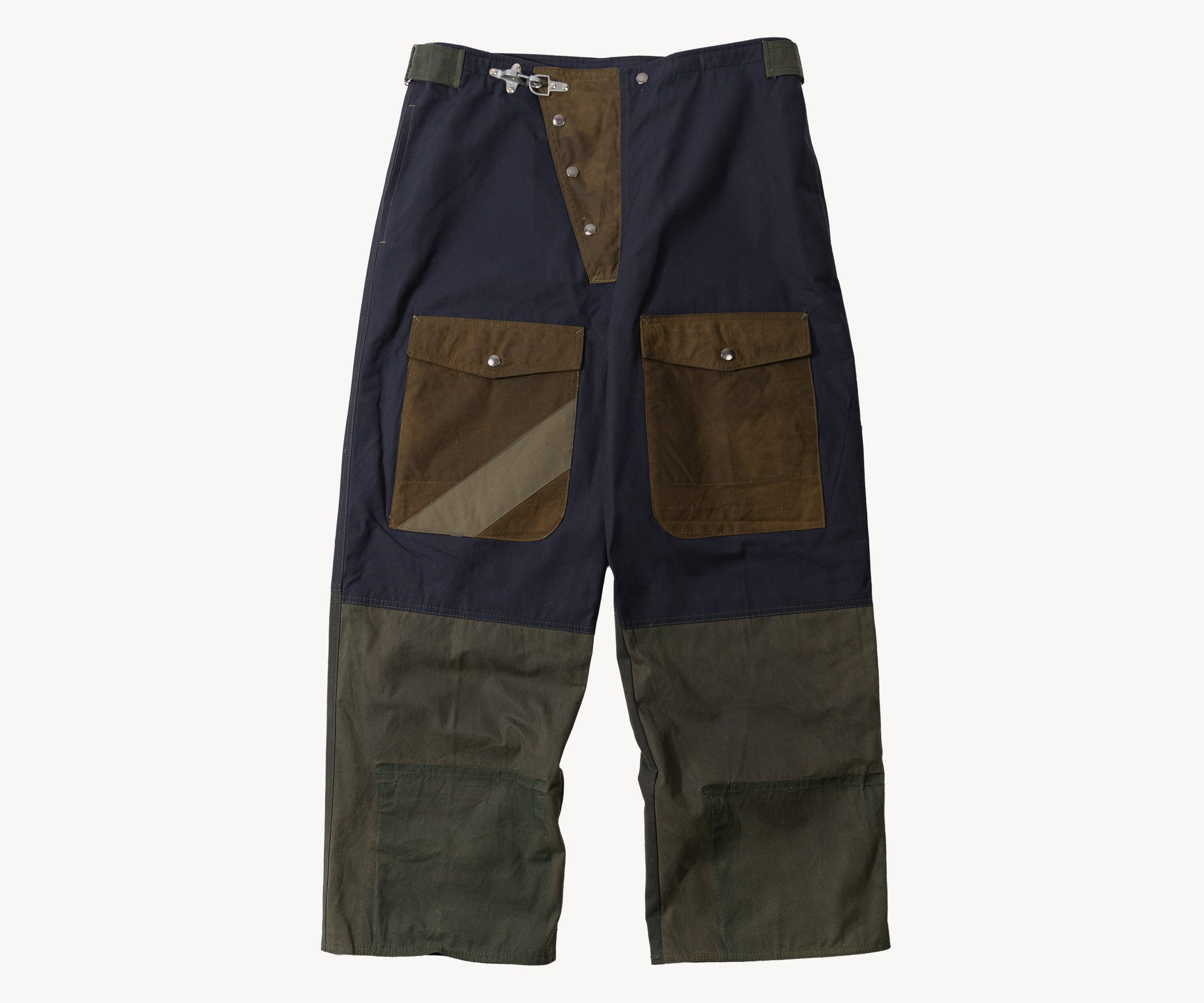 REWORK® WAX OVERPANTS - N° 007 Pants BLUE - BRUT Clothing US