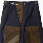 REWORK® WAX OVERPANTS - N° 007 Pants BLUE - BRUT Clothing US