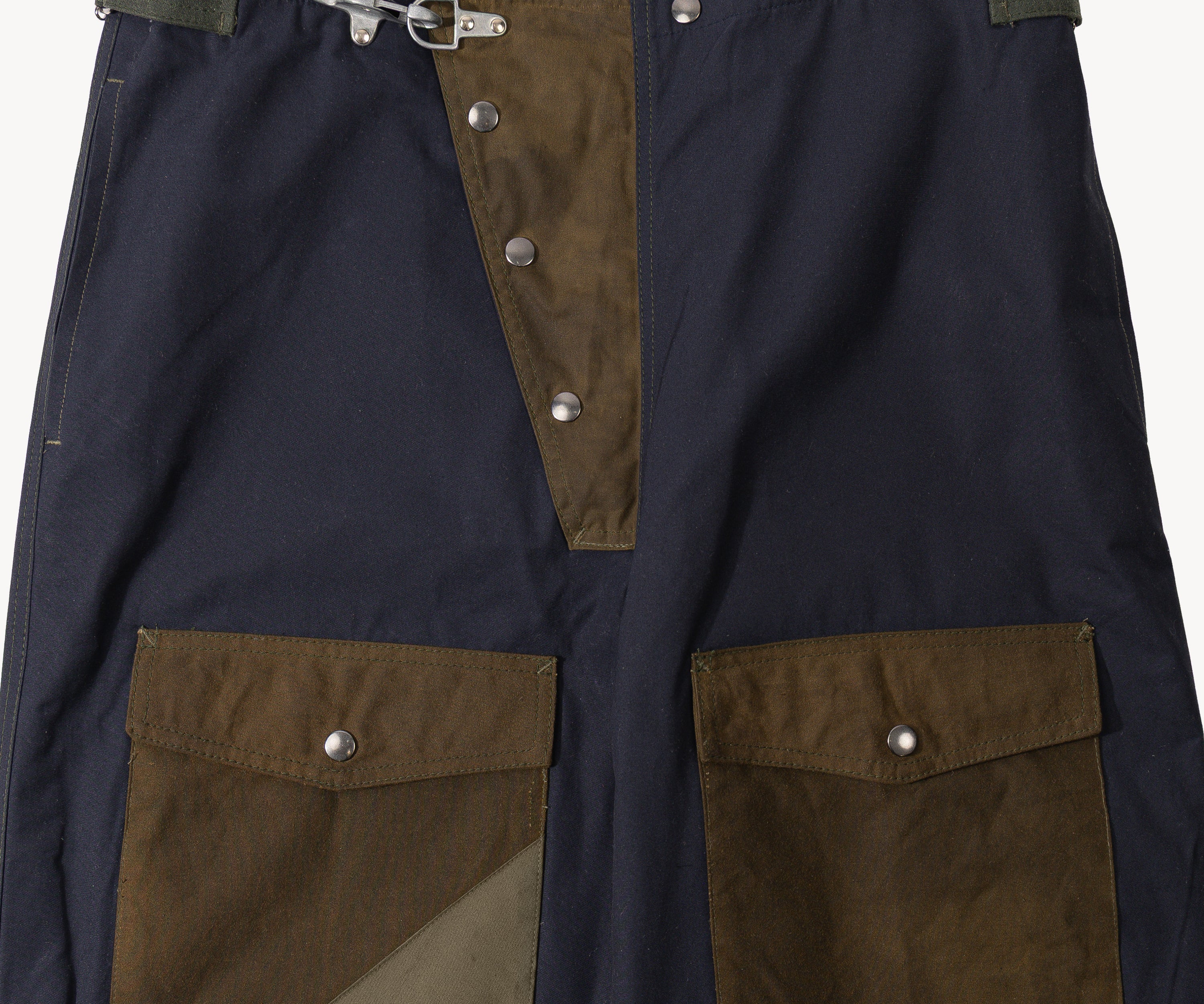 REWORK® WAX OVERPANTS - N° 007 Pants BLUE - BRUT Clothing US