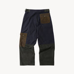 REWORK® WAX OVERPANTS - N° 007 Pants BLUE - BRUT Clothing US