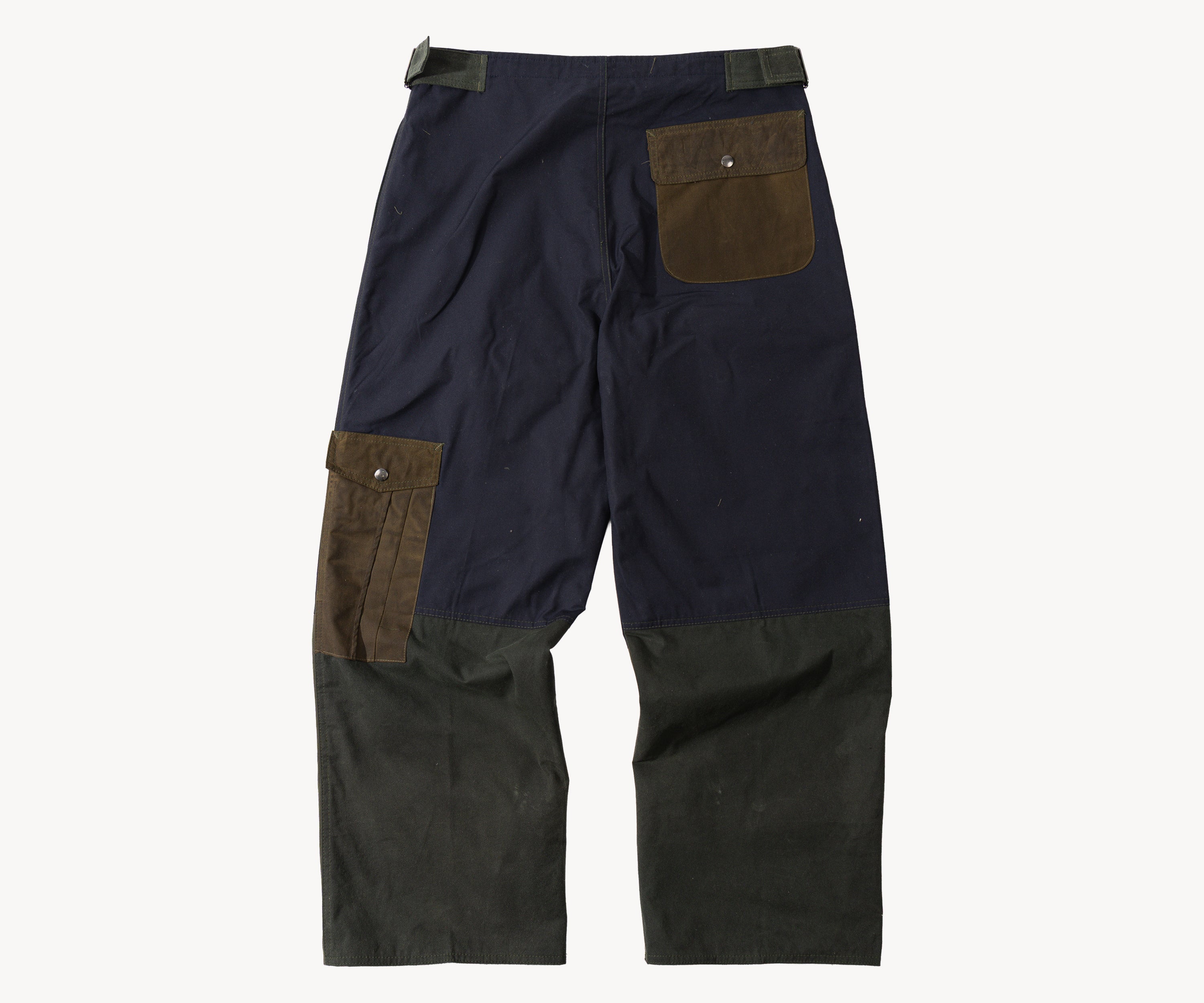 REWORK® WAX OVERPANTS - N° 007 Pants BLUE - BRUT Clothing US