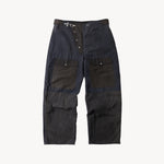 REWORK® WAX OVERPANTS - N° 010 Pants BLUE - BRUT Clothing US