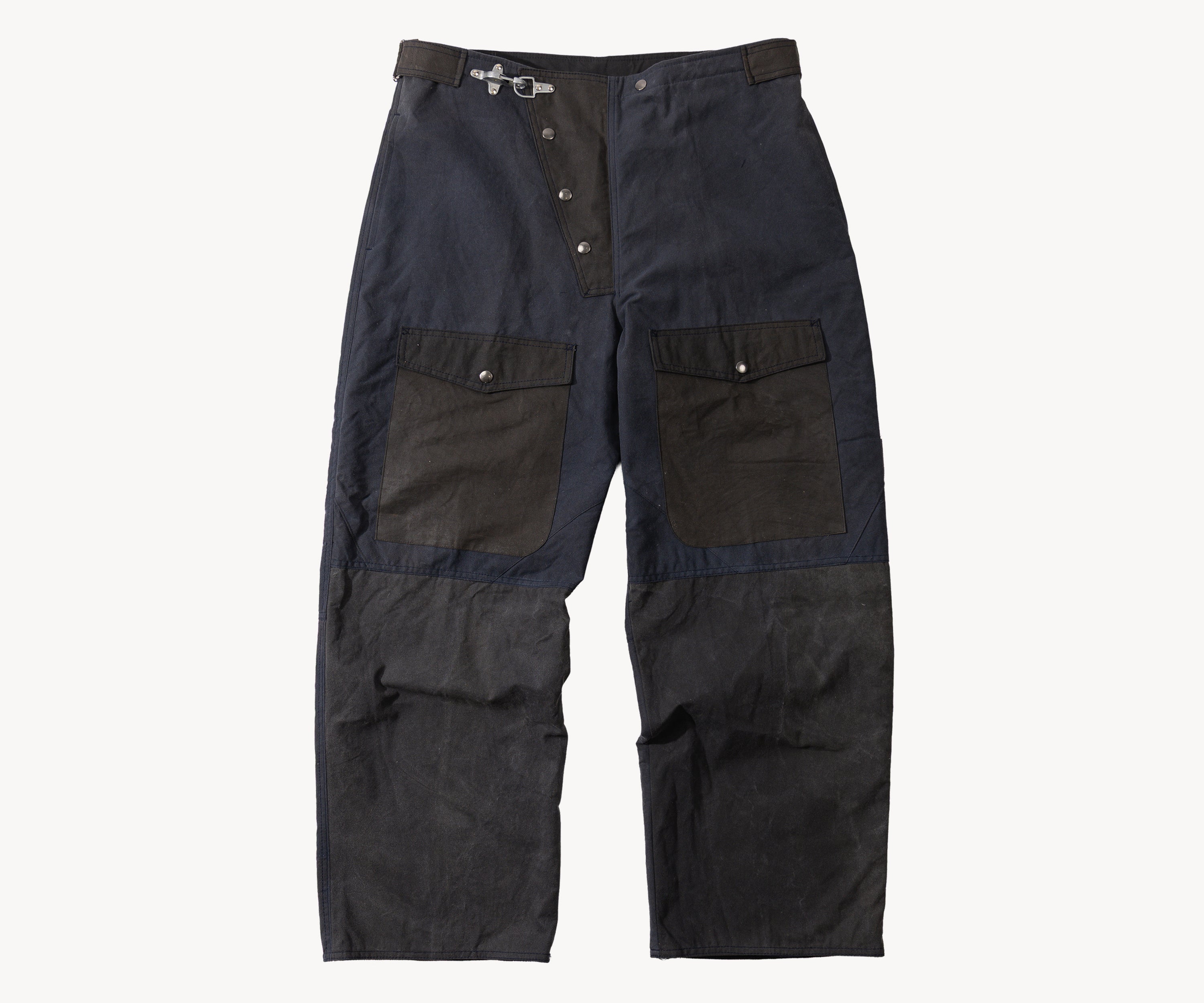 REWORK® WAX OVERPANTS - N° 010 Pants BLUE - BRUT Clothing US