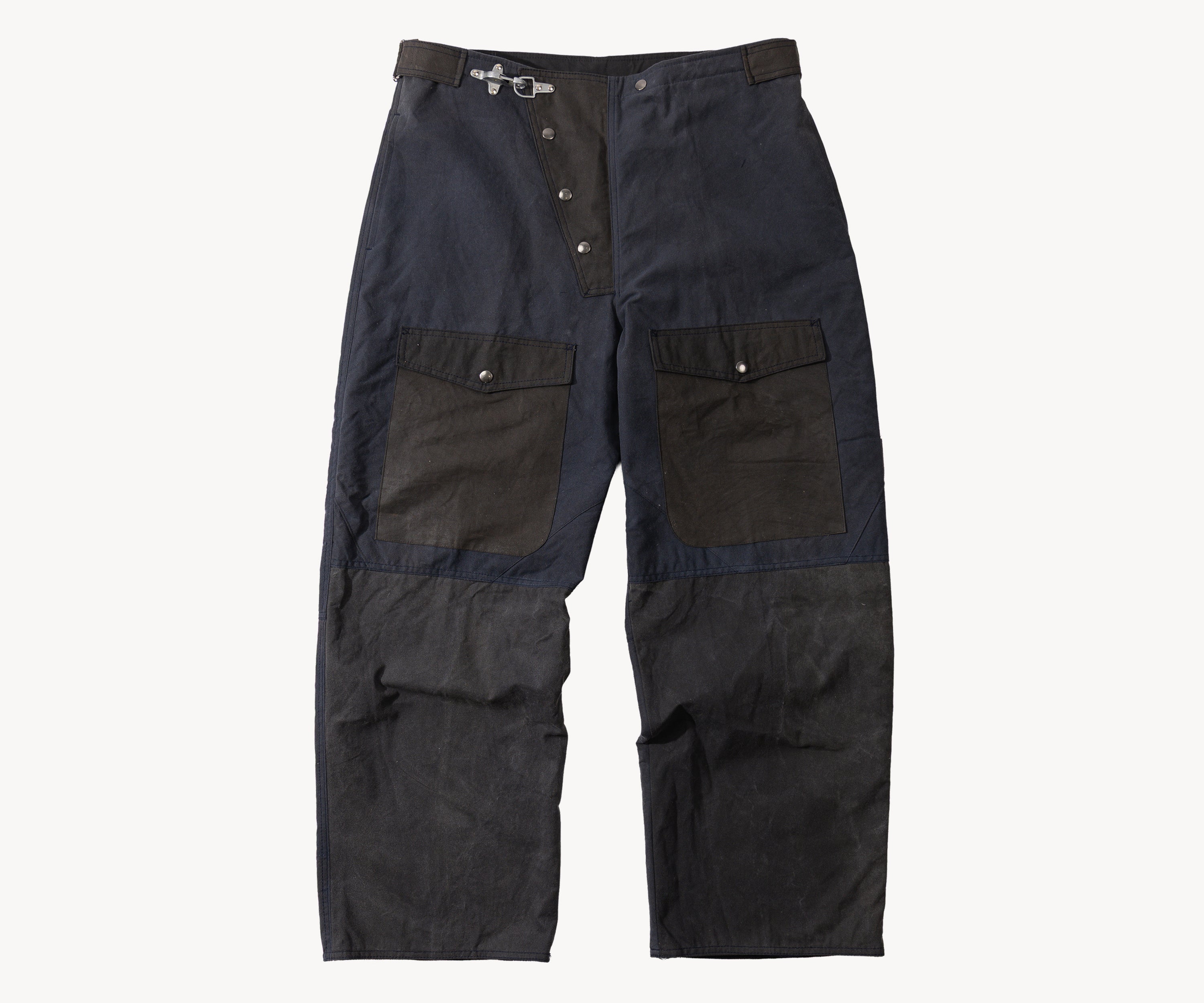 REWORK® WAX OVERPANTS - N° 010 Pants BLUE - BRUT Clothing US