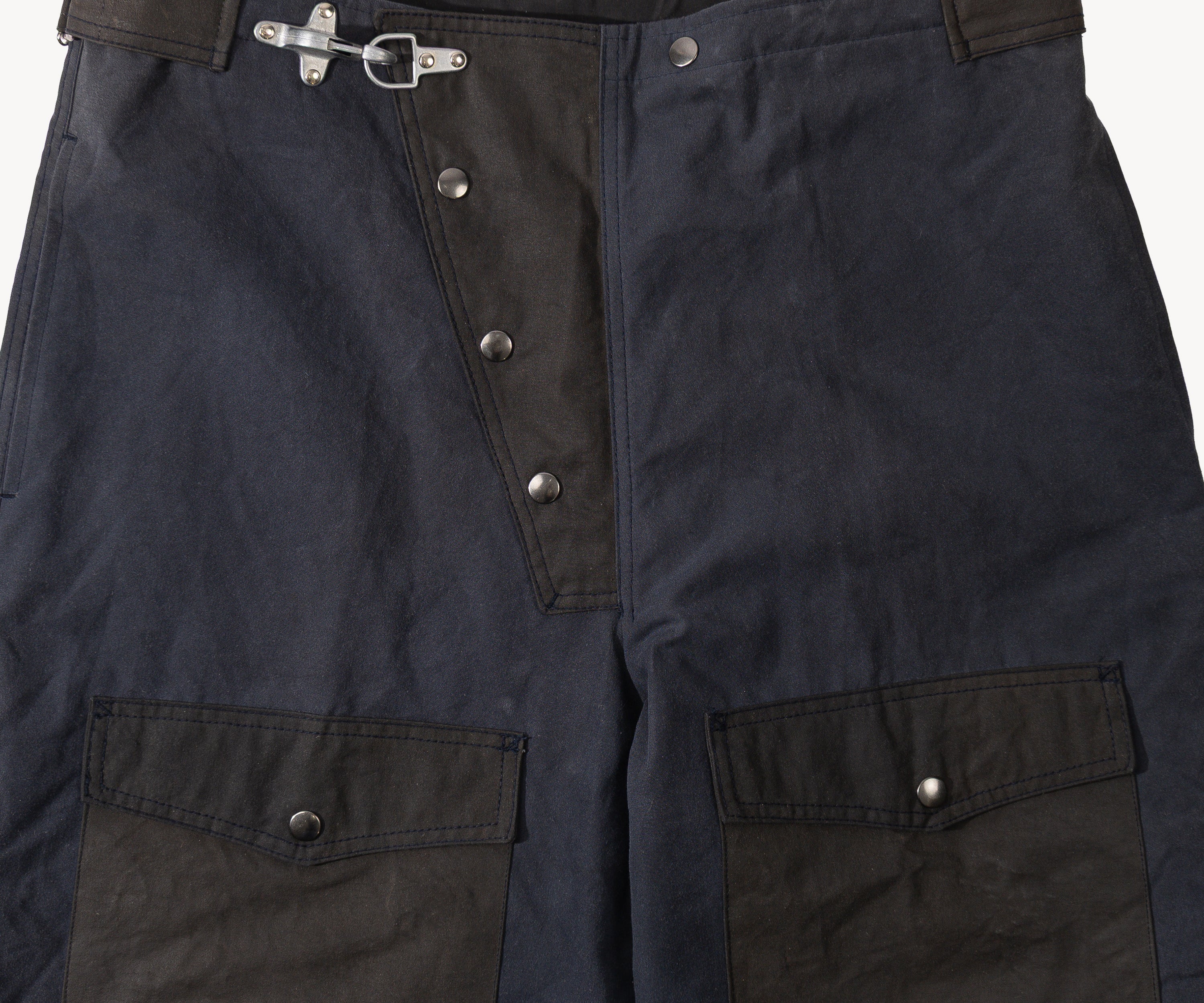 REWORK® WAX OVERPANTS - N° 010 Pants BLUE - BRUT Clothing US