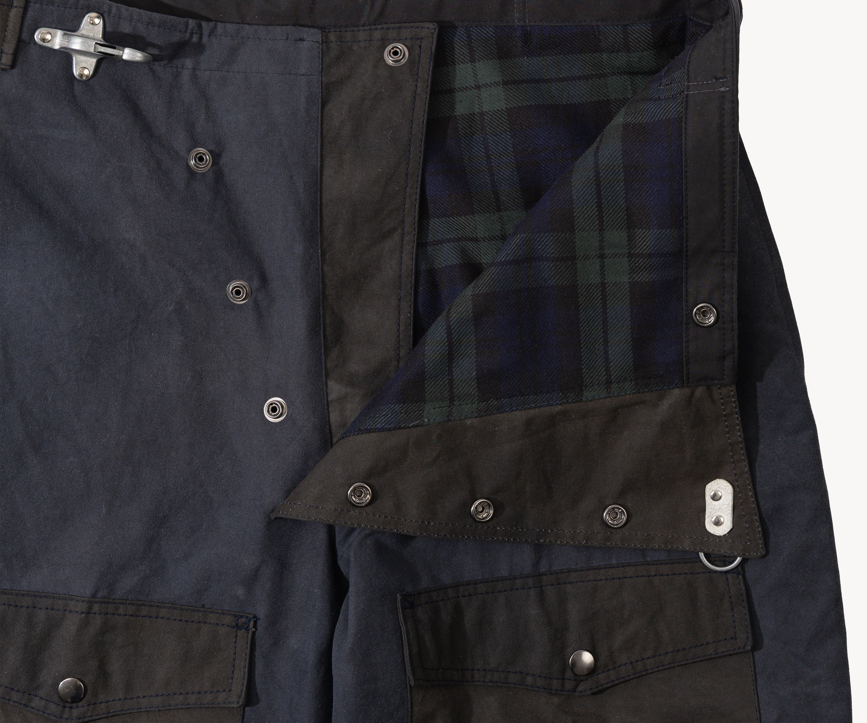 REWORK® WAX OVERPANTS - N° 010 Pants BLUE - BRUT Clothing US