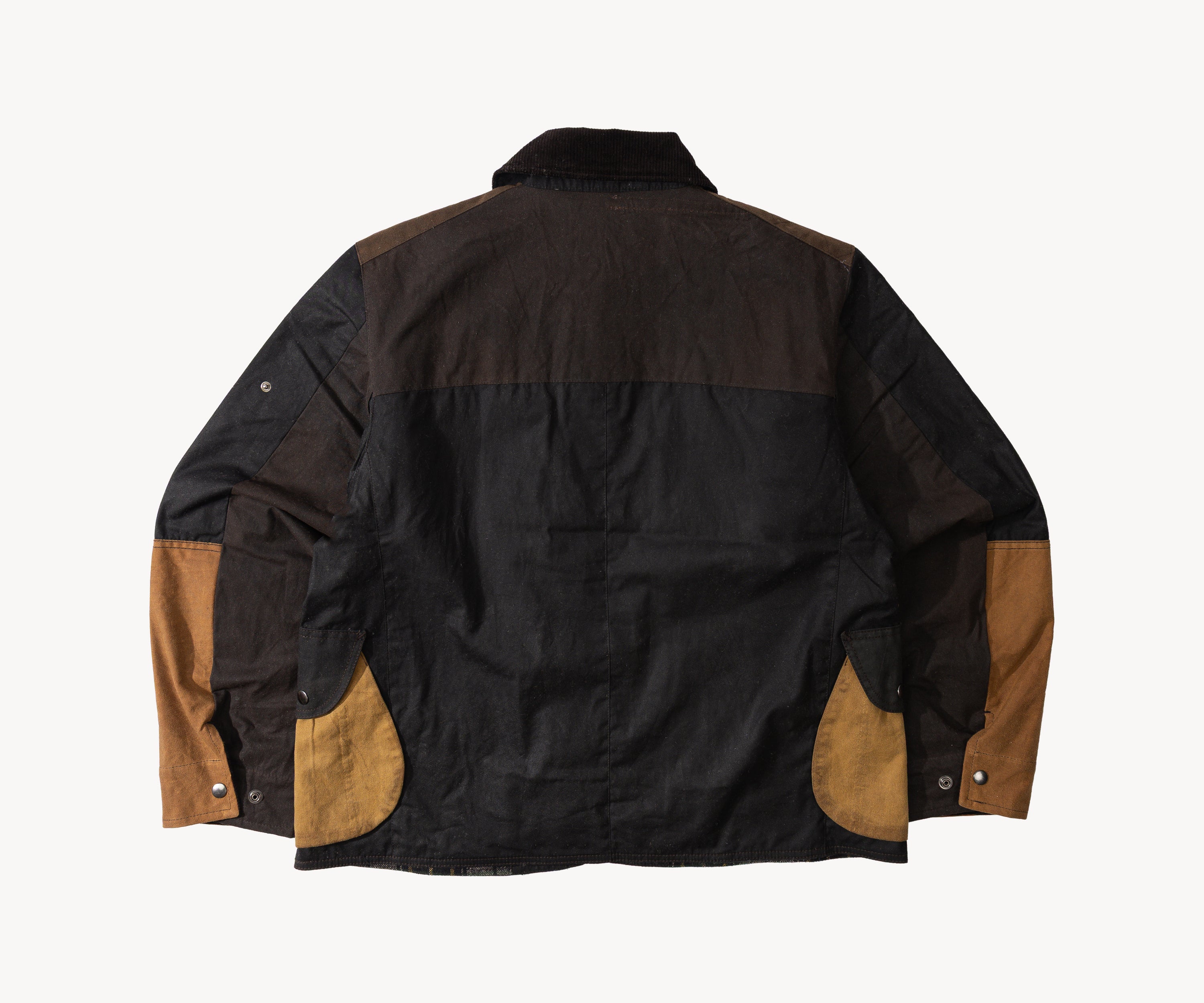 REWORK® STORMFISHER WAX JACKET - N° 002 Coats & Jackets SMALL / BROWN - BRUT Clothing US