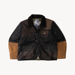 REWORK® STORMFISHER WAX JACKET - N° 003 Coats & Jackets SMALL / BROWN - BRUT Clothing US