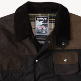 REWORK® STORMFISHER WAX JACKET - N° 003 Coats & Jackets SMALL / BROWN - BRUT Clothing US