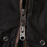 REWORK® STORMFISHER WAX JACKET - N° 003 Coats & Jackets SMALL / BROWN - BRUT Clothing US